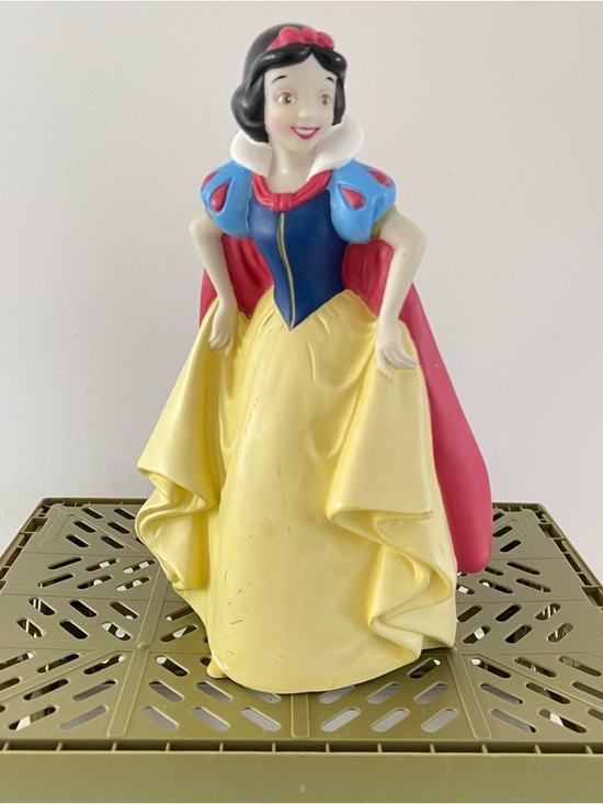 Disney Other - Vintage Disney Snow White Vinyl Coin Bank Figure 9” Princess Toy